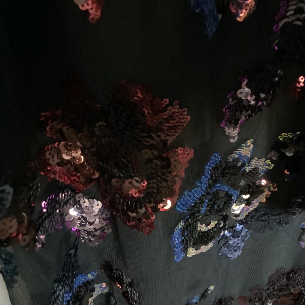 Eliza J Sequin Satin Bow Mermaid Gown 18 (similar to 14W) - Picture 8 of 16